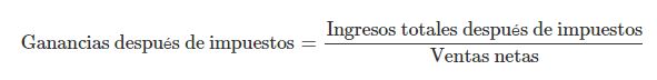 Esenciales de finanzas que debes saber de tu empresa 3 formula margen de ganancia despues de impuestos